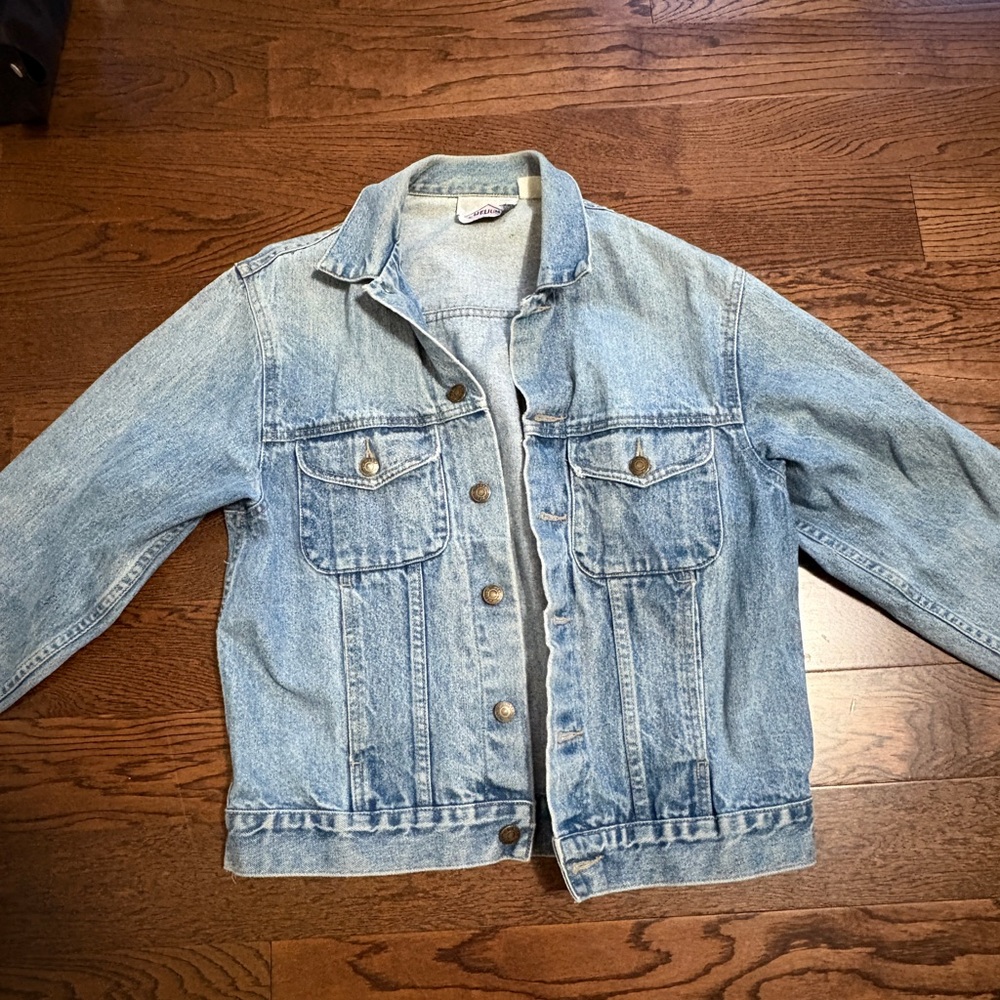 VINTAGE HELIUM Blue Denim Jacket